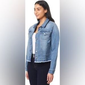AEROPOSTALE 2X Cropped Distressed and Destroyed Denim Jean Jacket